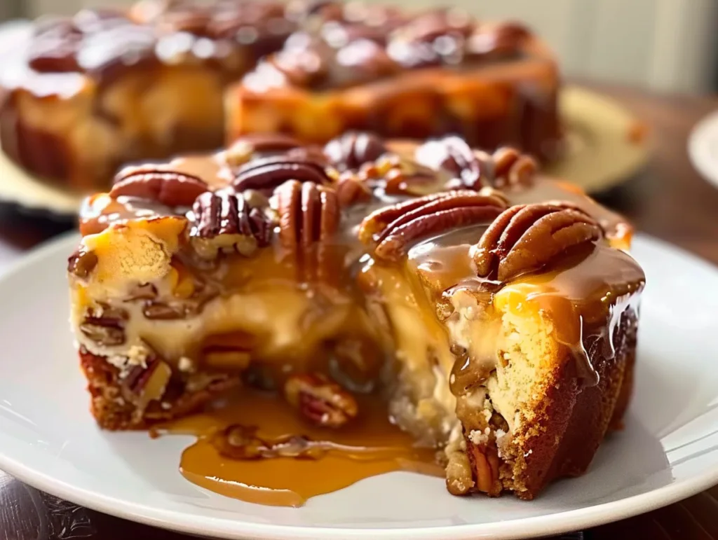 Gooey-Butter-Pecan-Cream-Cheese-Cake 2