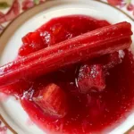 Irresistible-Rhubarb-Sauce-with-Strawberry-Jello 3
