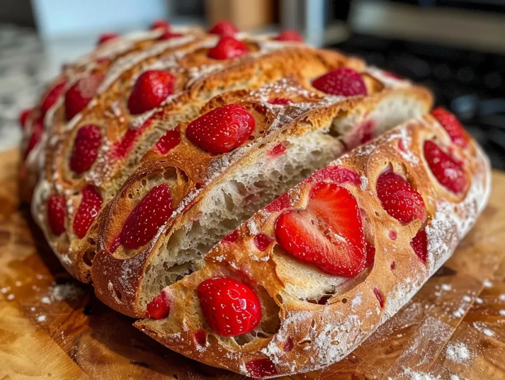 Strawberry Sourdough Bread Recipe for Busy Families