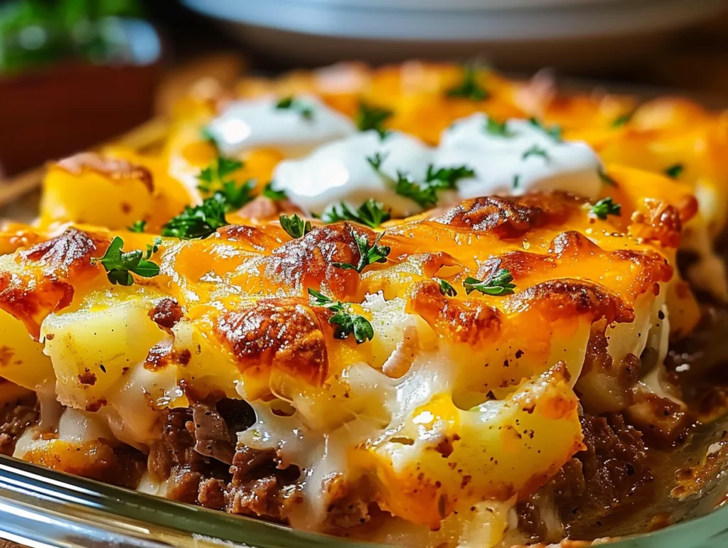 Loaded Beef & Potato Bake – Cozy Family Comfort Food 2