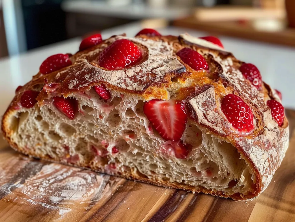 Strawberry Sourdough Bread Recipe for Busy Families