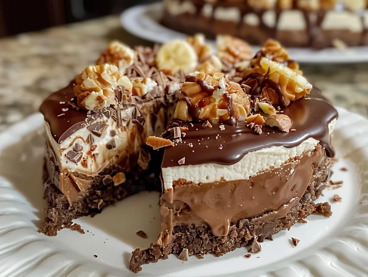 No-Bake German Chocolate Cheesecake for Family Gatherings