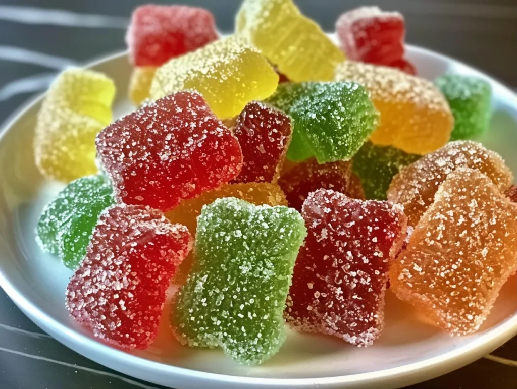Delicious Homemade Sour Patch Kids with Fresh Fruit Flavors