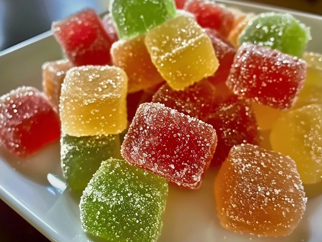 Delicious Homemade Sour Patch Kids with Fresh Fruit Flavors