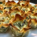 Spinach and Artichoke Wonton Cups – Easy Party Appetizer