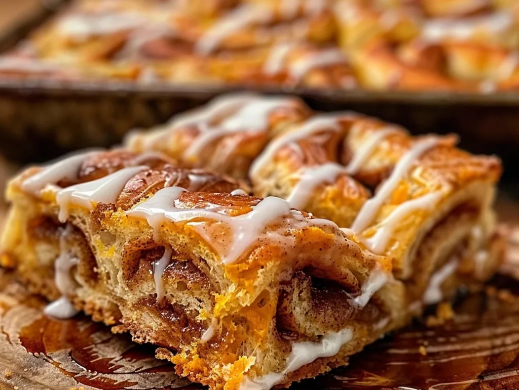 Pumpkin Cinnamon Roll Focaccia