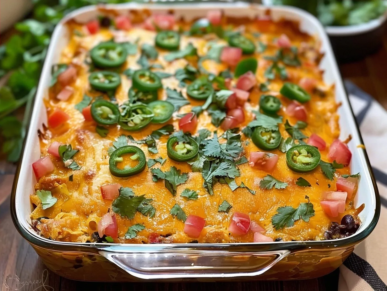 The BEST Mexican Chicken Casserole Recipe