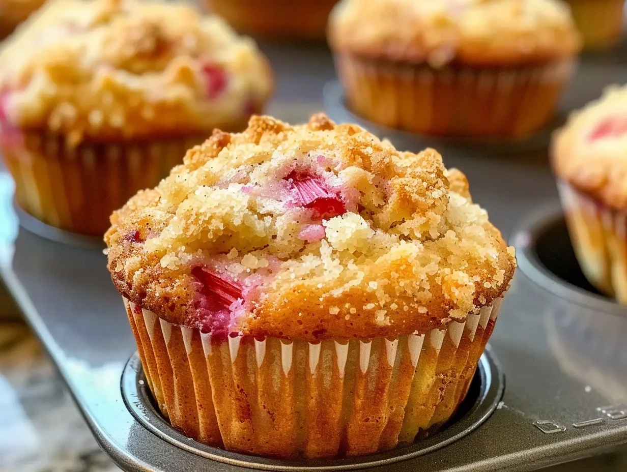 The BEST Rhubarb Muffins: Easy & Irresistible!