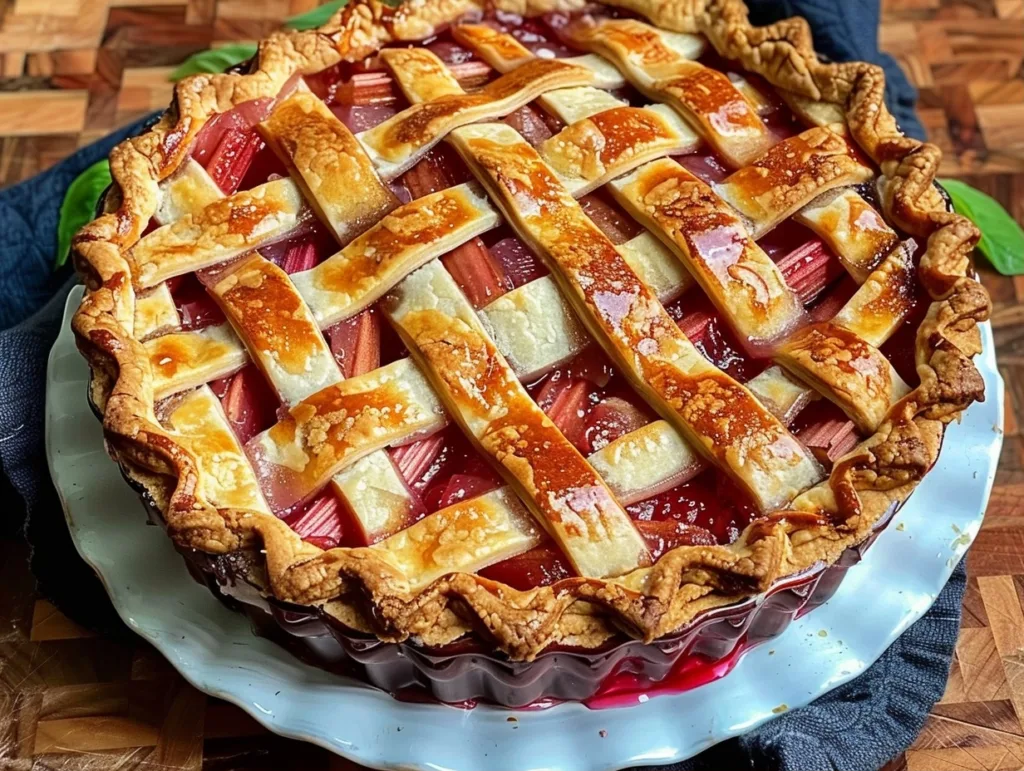 Fresh Rhubarb Pie: A Sweet & Tart Summer Favorite!