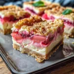 Rhubarb Cheesecake Squares: The BEST Easy Recipe!