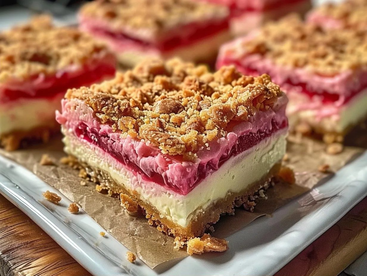 Rhubarb Cheesecake Squares: The BEST Easy Recipe!