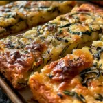 Meal-Prep-Friendly Mediterranean Sourdough Zucchini & Feta Bars