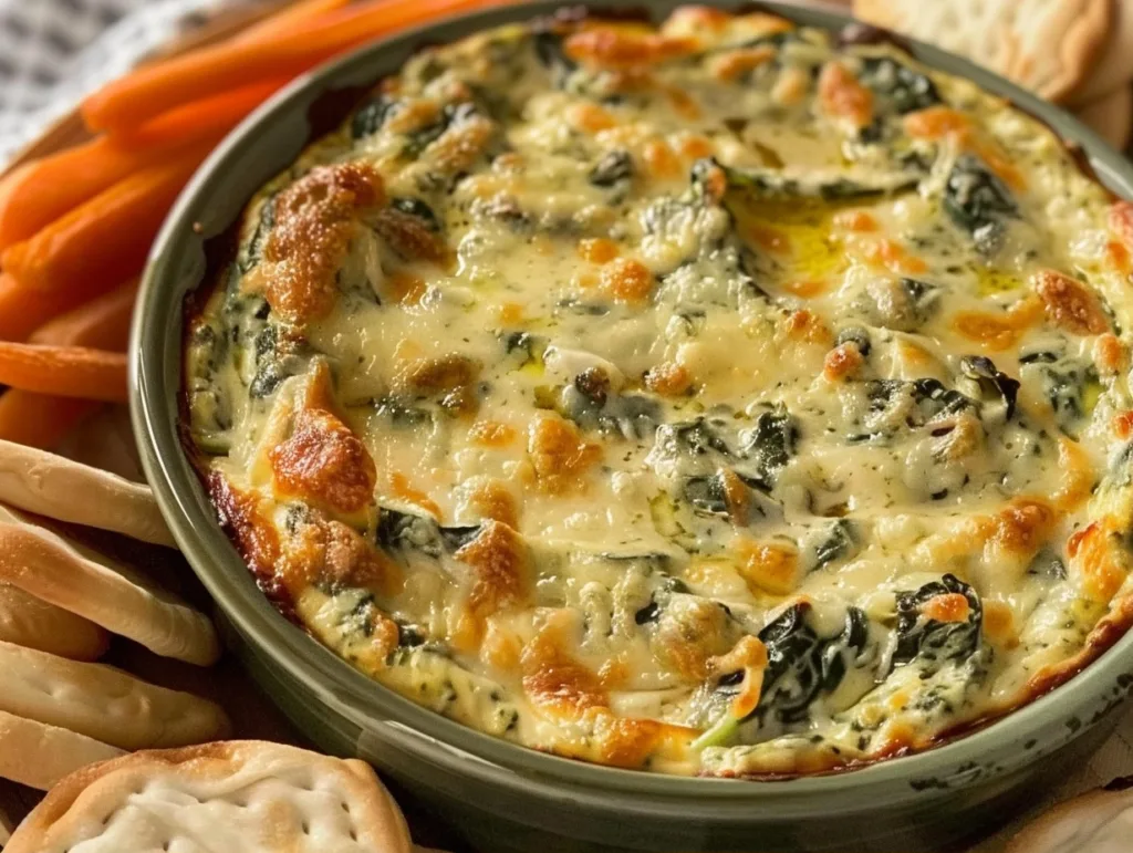 4-Ingredient Spinach Dip Recipe (Quick & Easy!)