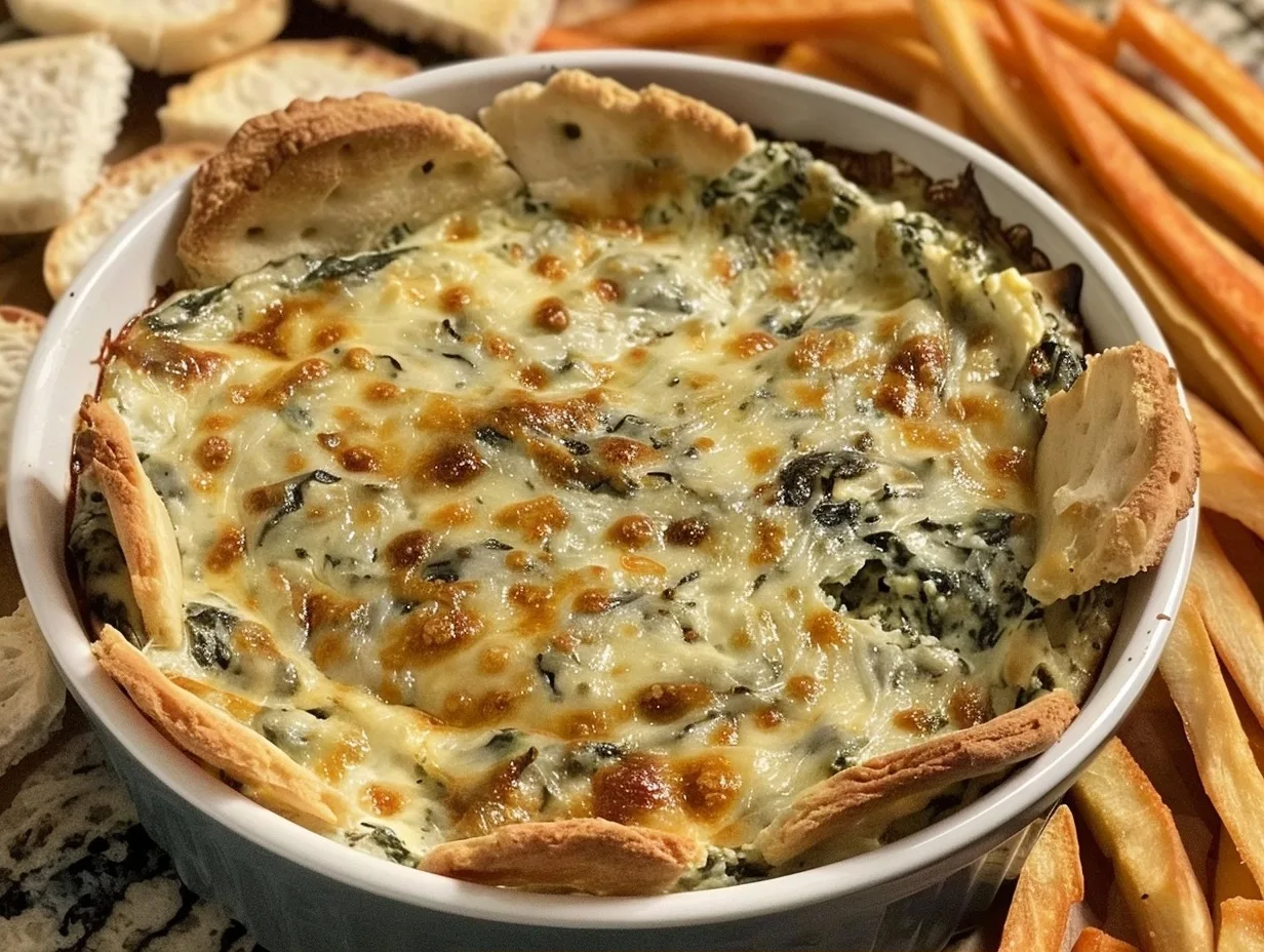 4-Ingredient Spinach Dip Recipe (Quick & Easy!)