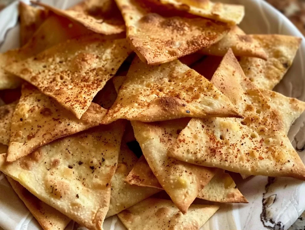 Budget-Friendly Crispy Sourdough Pita Chips