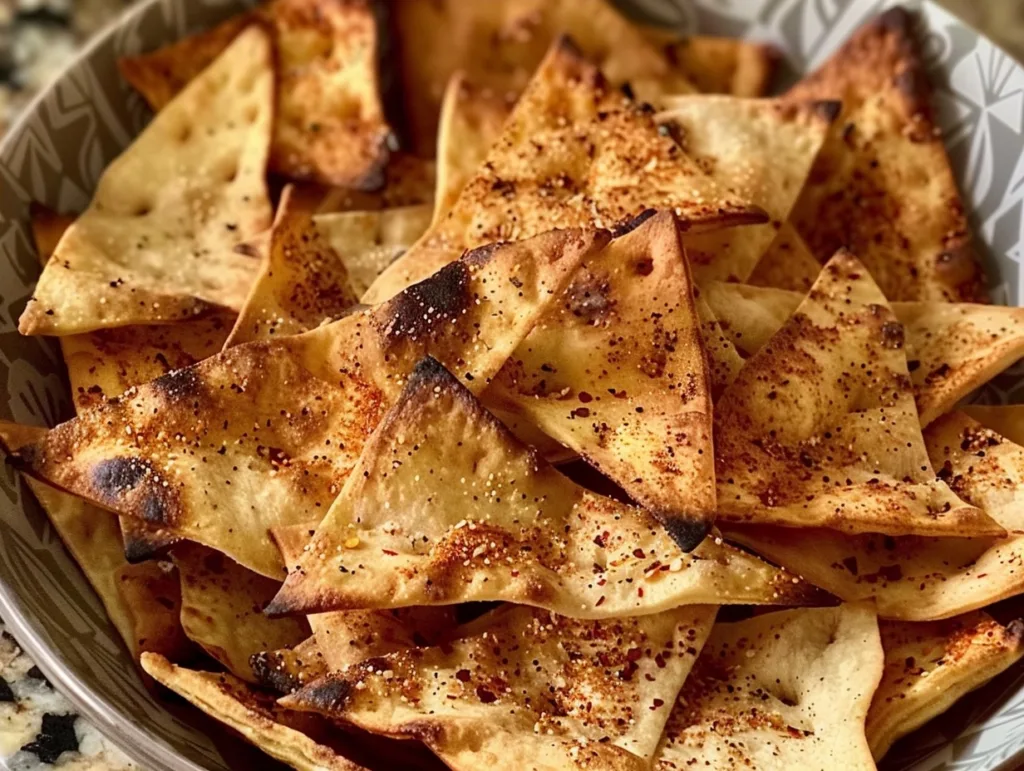 Budget-Friendly Crispy Sourdough Pita Chips