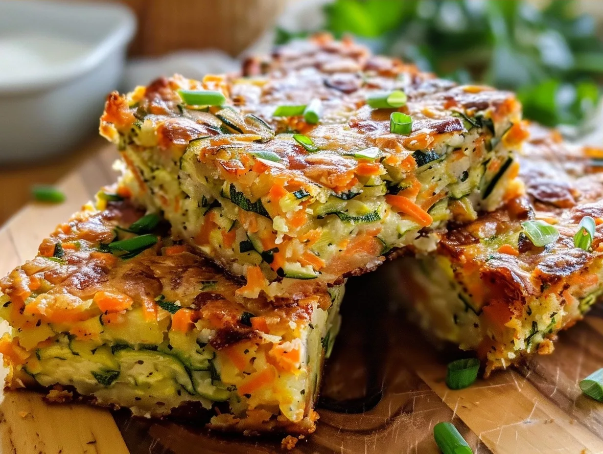 Low Carb Sourdough Zucchini & Carrot Bars: Irresistible & Easy!