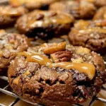 Brown Butter Sourdough Salted Caramel Pecan Brookies: Pure Bliss!