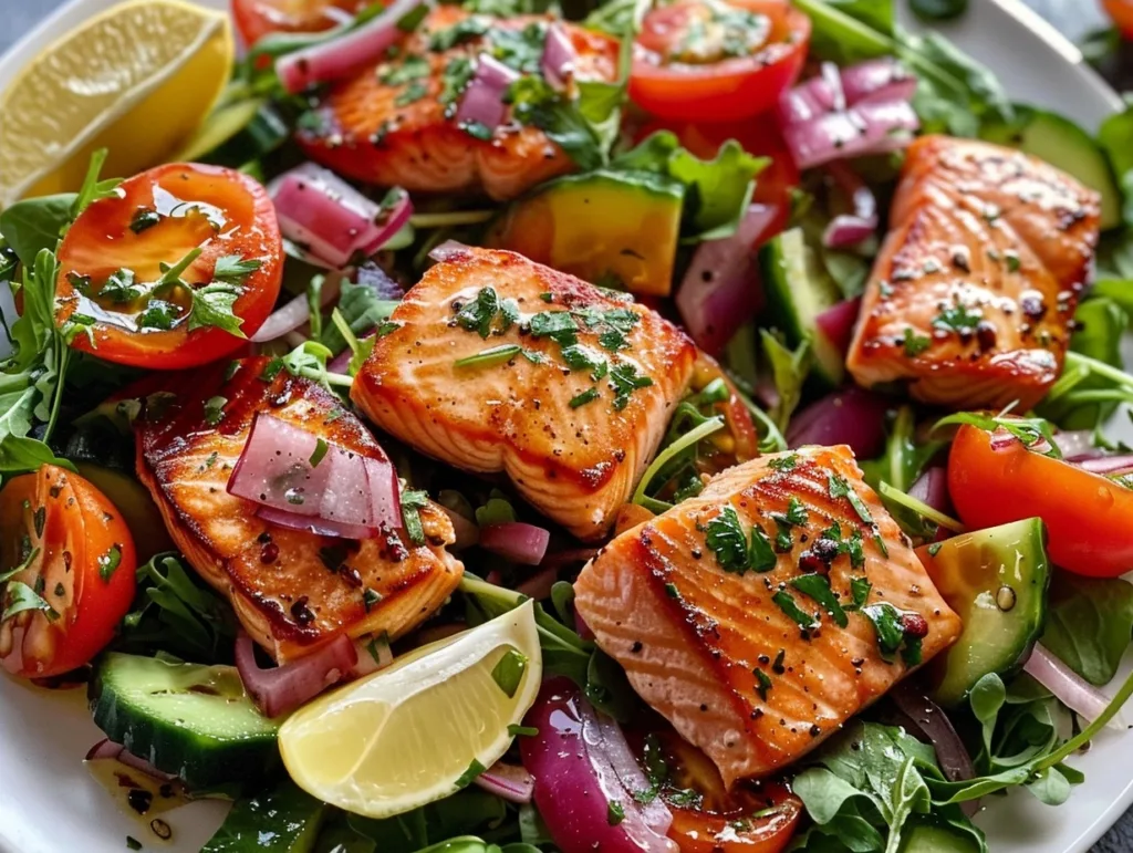 Healthy & Delicious Salmon Salad for Meal Prep