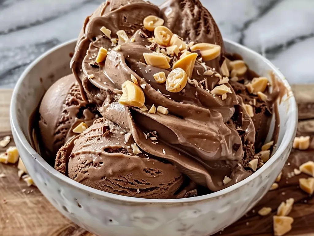 Chocolate Peanut Butter Nice Cream: A Dreamy Frozen Treat!