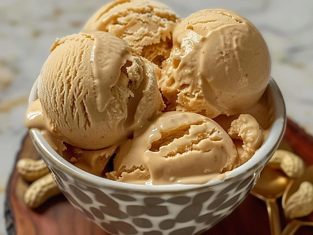 Peanut Butter Frozen Yogurt: Easy 5-Ingredient Dream!