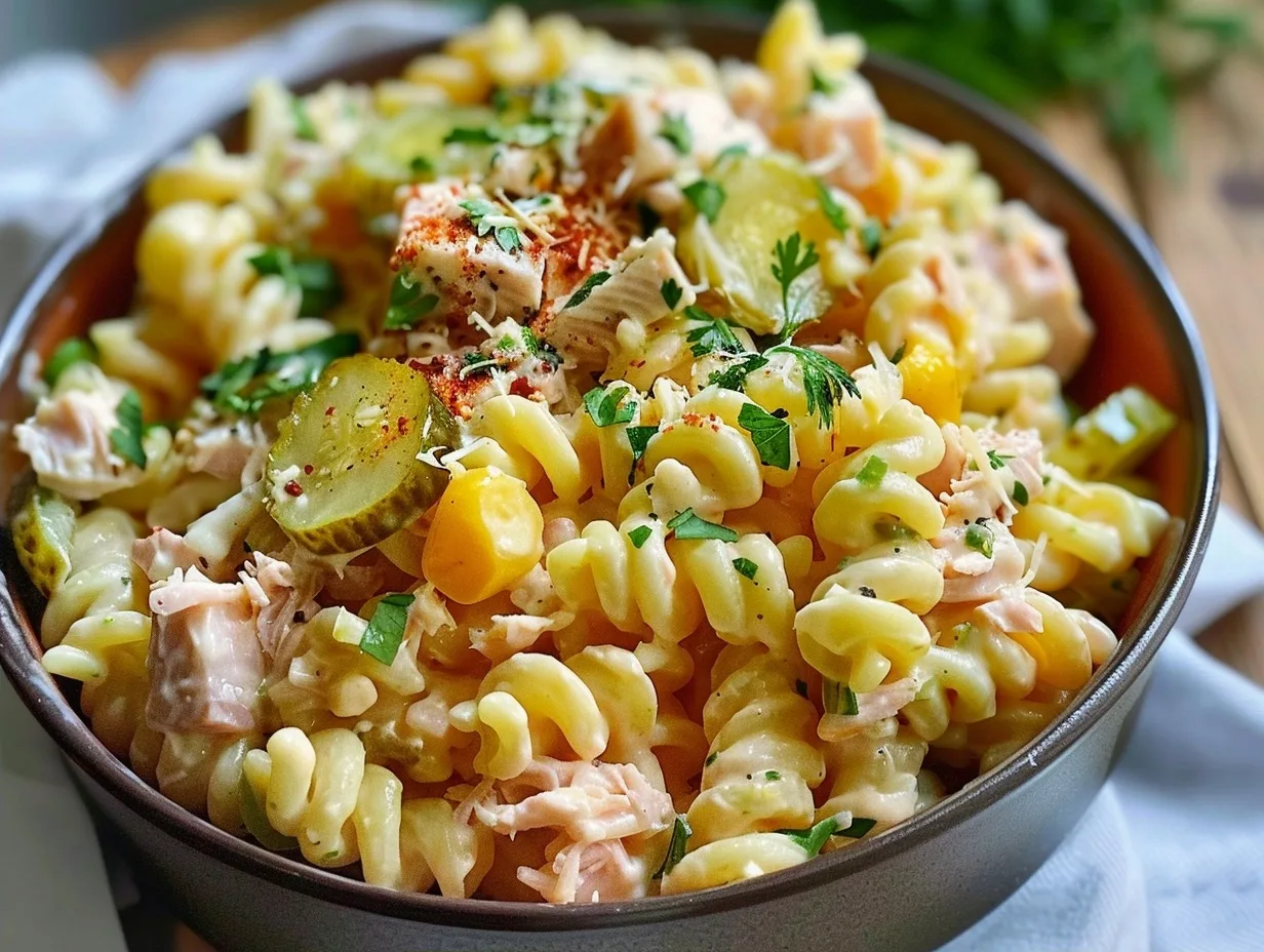 Dill Pickle Tuna Pasta Salad: The Ultimate Comfort Food!