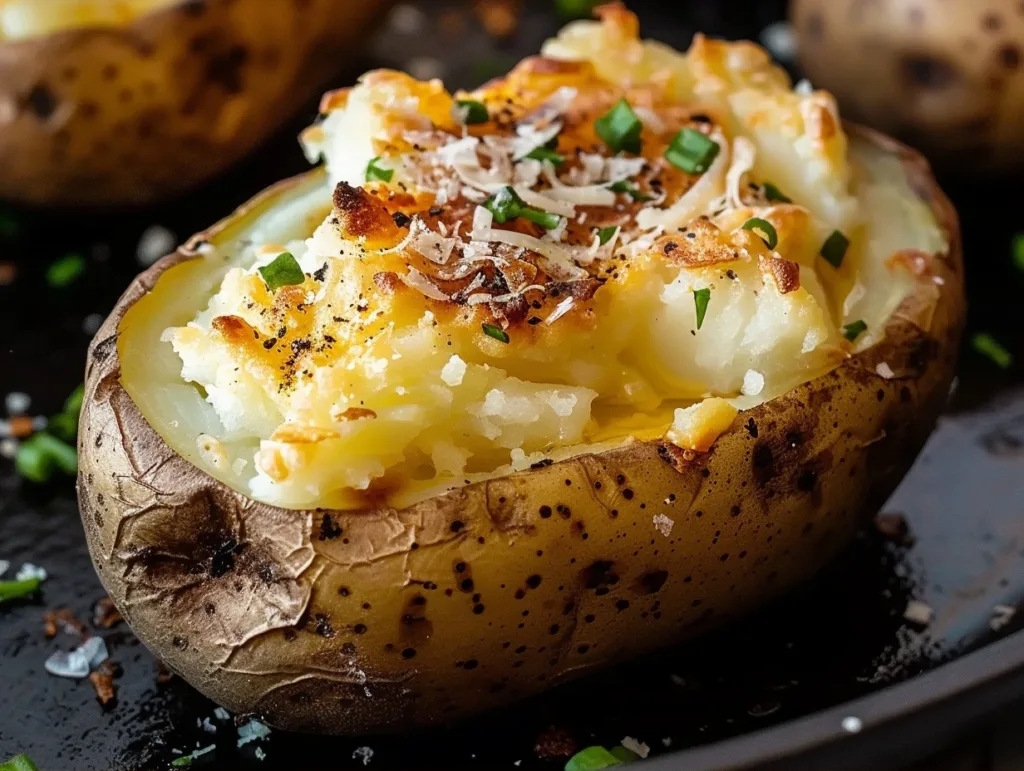 Baked Potato on Blackstone Griddle