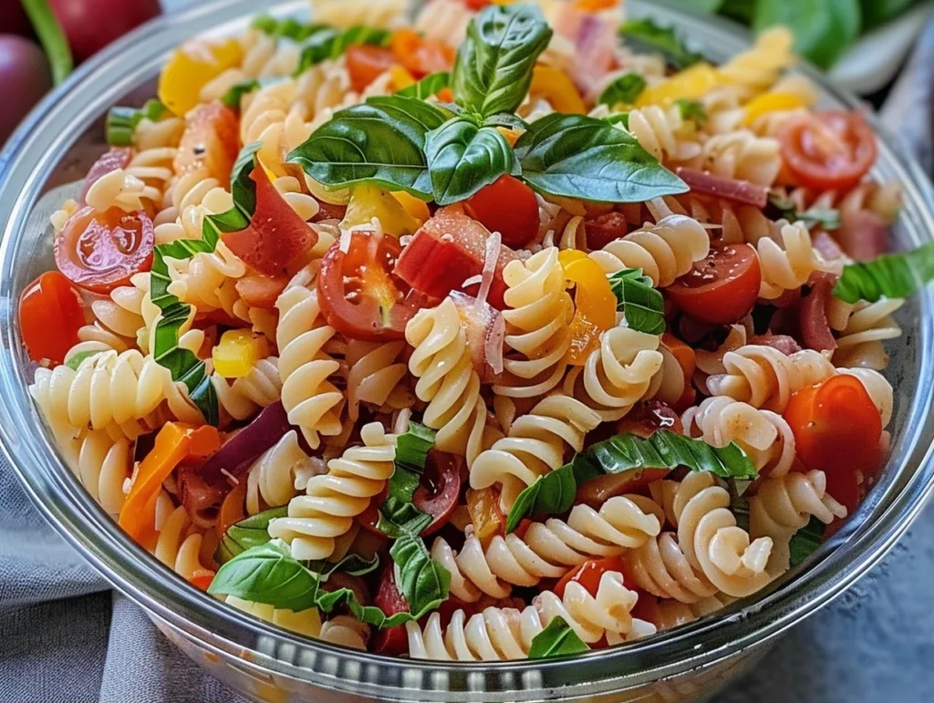 High Protein Italian Pasta Salad: Easy & Delicious!