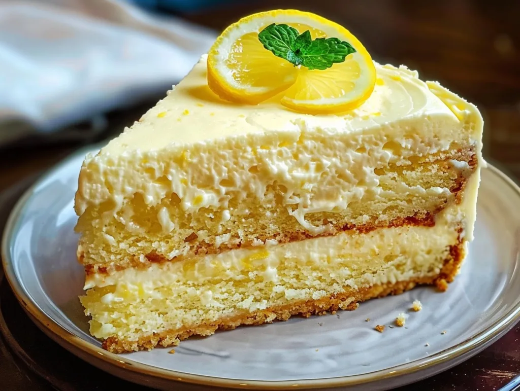 Lemon Cheesecake Cake: A Family Favorite