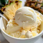 Piña Colada Ice Cream (Dairy Free) for Sunny Family Fun