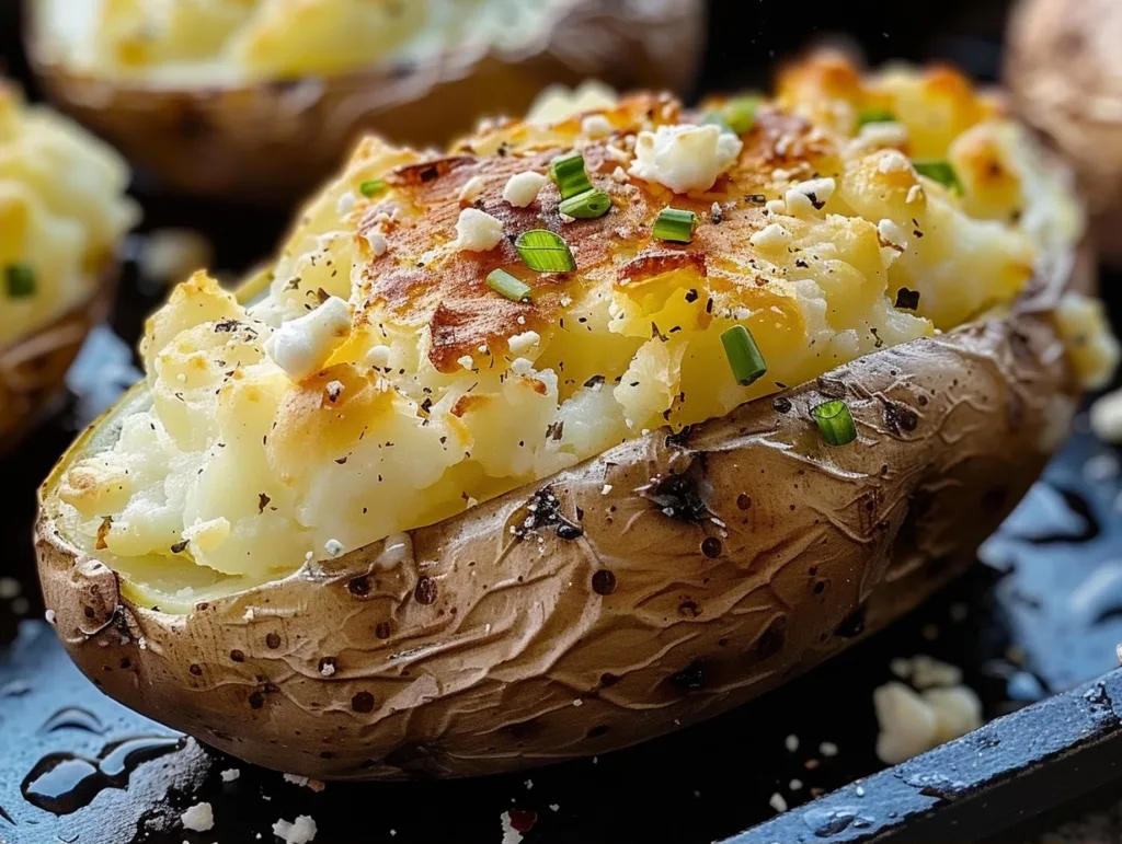 Baked Potato on Blackstone Griddle