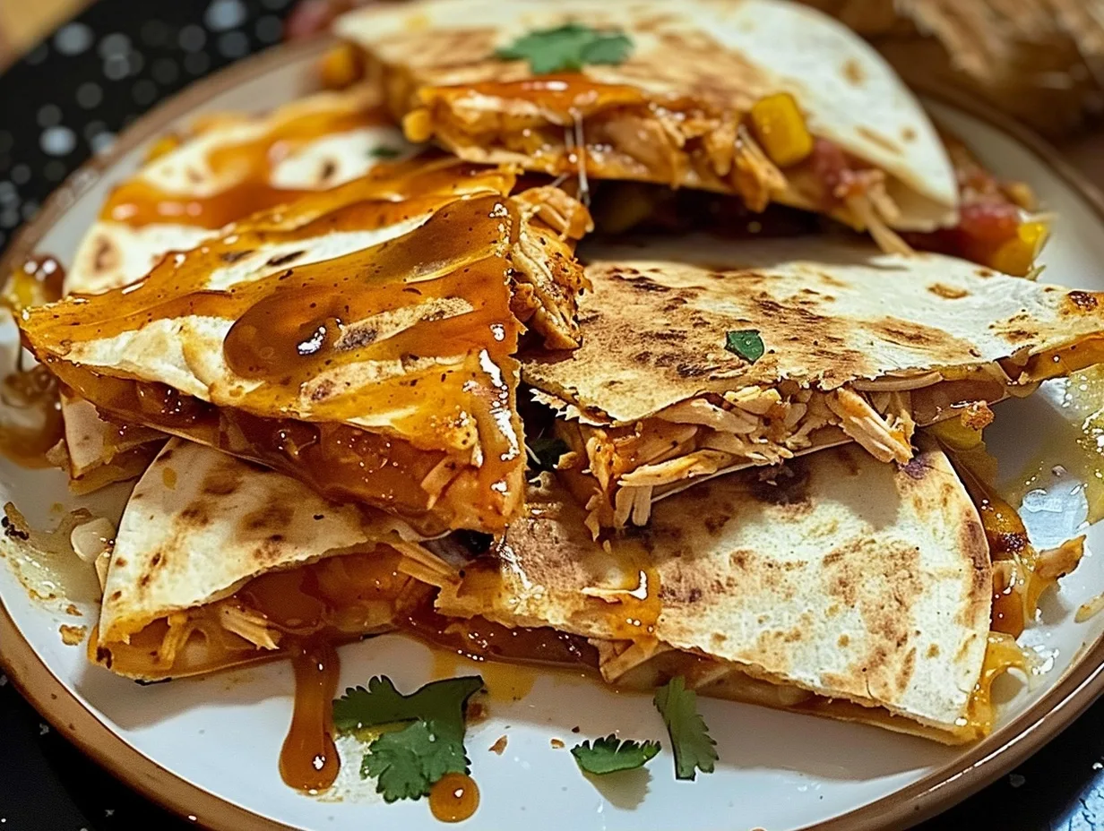 Blackstone Hot Honey BBQ Chicken Quesadillas: Your New Go-To Comfort Meal!