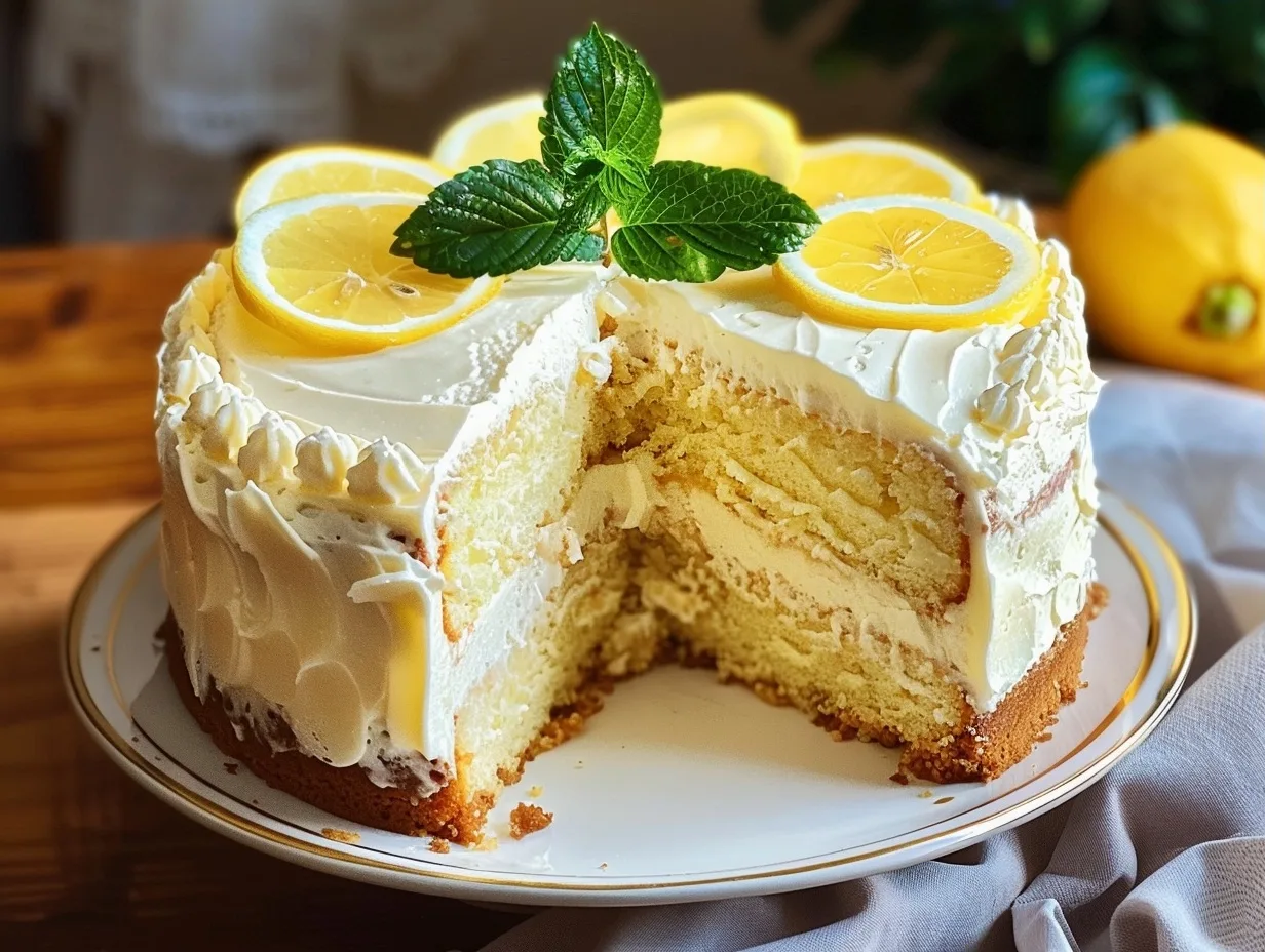 Lemon Cheesecake Cake: A Family Favorite