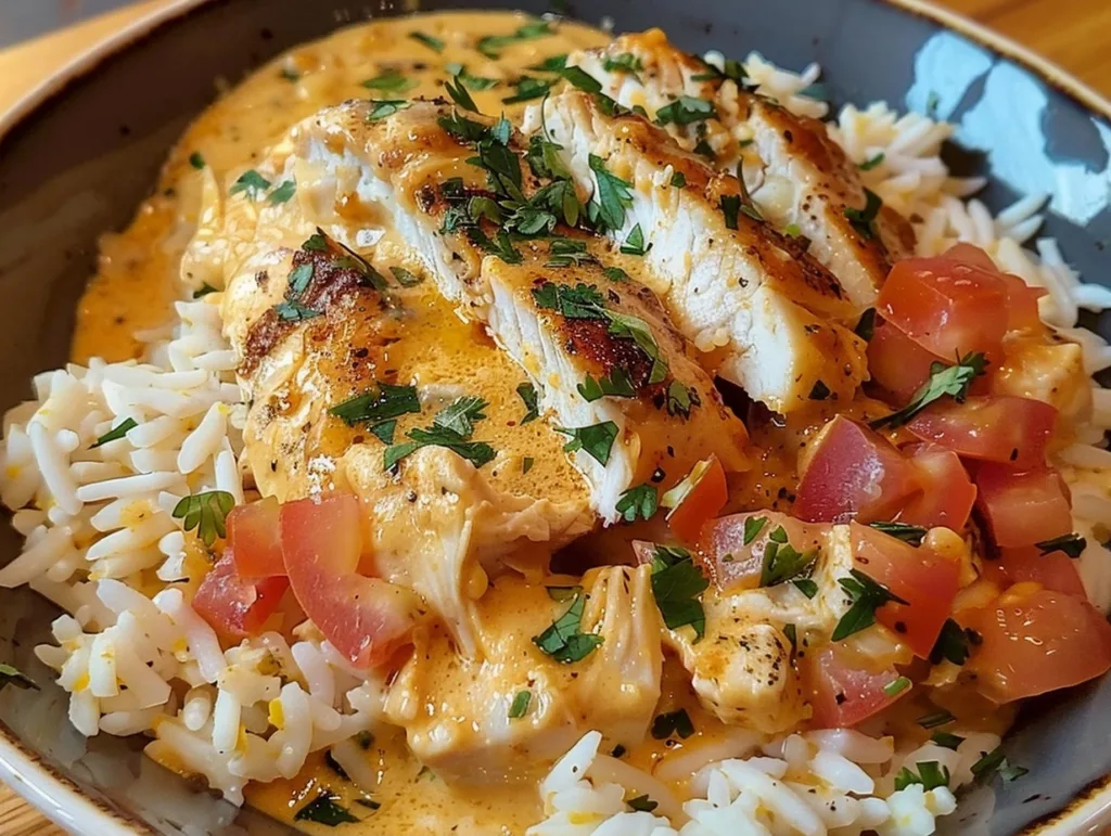 One Pot Queso Chicken and Rice: Easy & Cheesy!