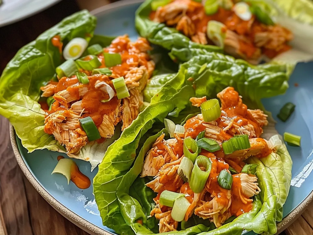 Buffalo Chicken Lettuce Wraps for Easy Weeknights