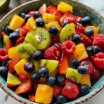 The Best Fruit Salad with Honey Lime Dressing