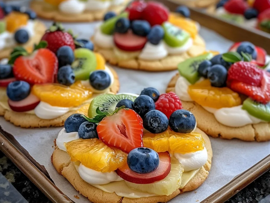 The Ultimate Fruit Pizza Cookies Recipe: A Ray of Sunshine!