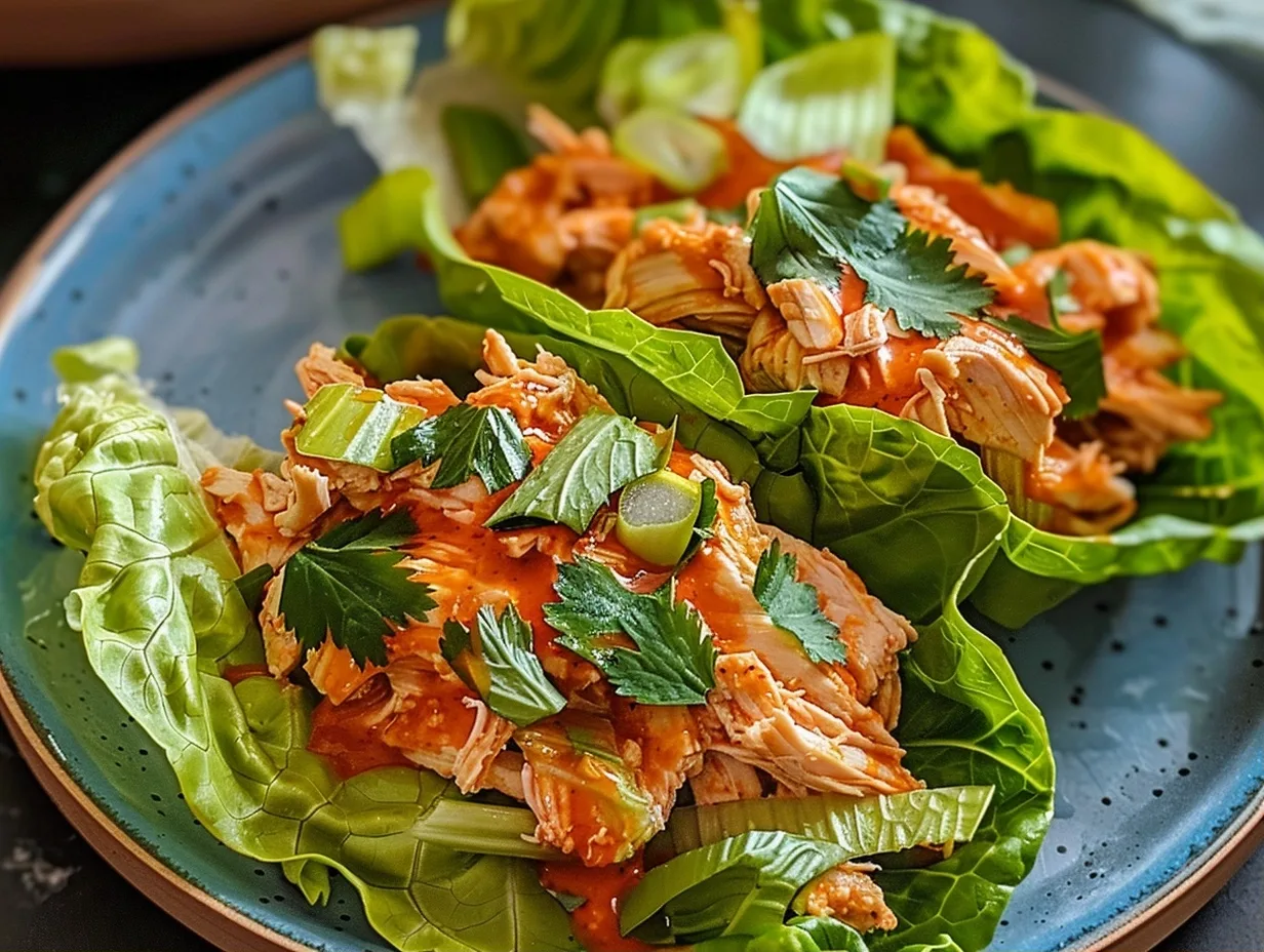 Buffalo Chicken Lettuce Wraps for Easy Weeknights