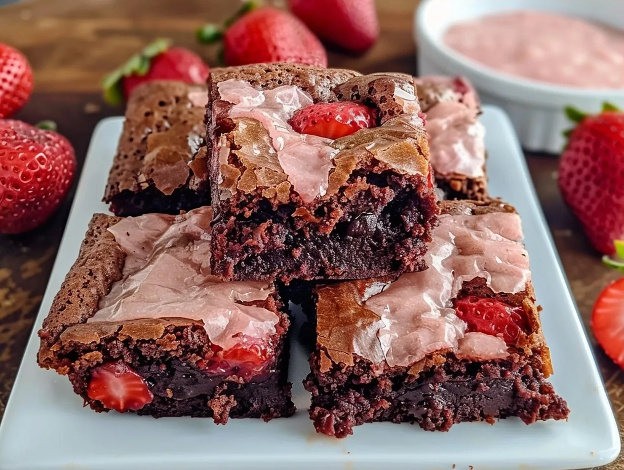 BEST Strawberry Brownies: Easy & Irresistible Dessert!