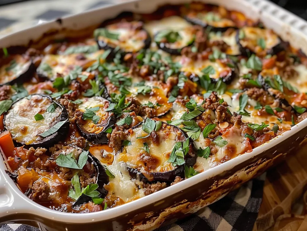 Eggplant Casserole with Ground Beef 2