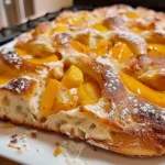 Peaches and Cream Sourdough Focaccia: A Summer Dream