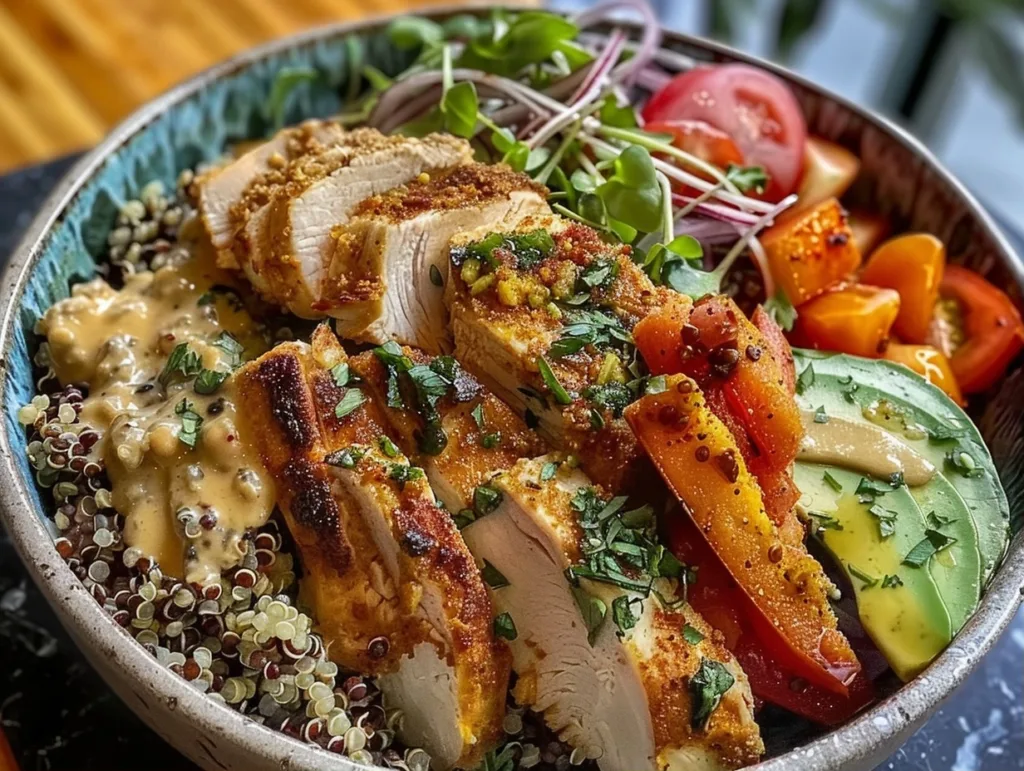 High-Protein Chicken Quinoa Power Bowl: A Family Favorite