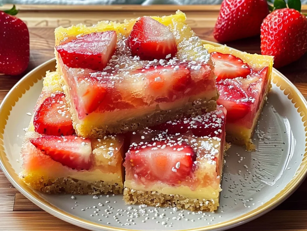 Strawberry Lemonade Bar Recipe That Tastes Like Sunshine