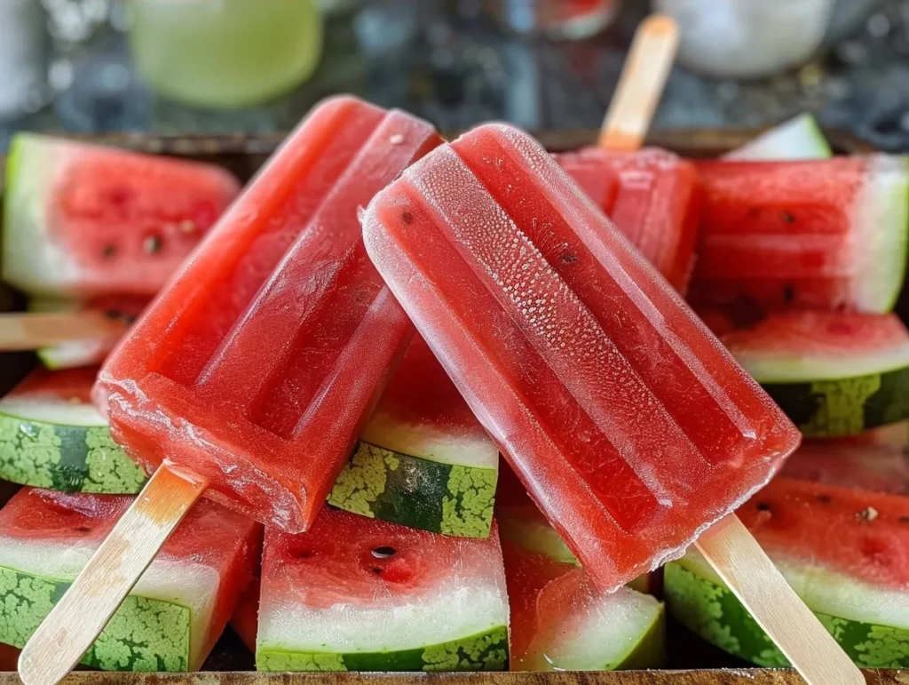 Pure Summer Bliss: Easy Watermelon Popsicles Recipe