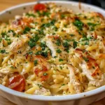 Easy Cheesy Chicken Orzo Casserole: Your New Weeknight Favorite!