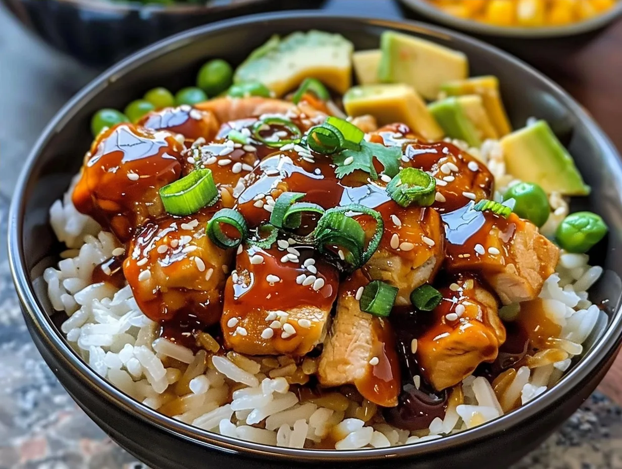 The Ultimate Honey BBQ Chicken Rice Bowl Recipe