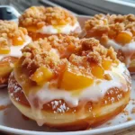 Peach Cobbler Cheesecake Donuts: A Dreamy Treat! 5 Peach Cobbler Cheesecake Donuts: A Dreamy Treat!