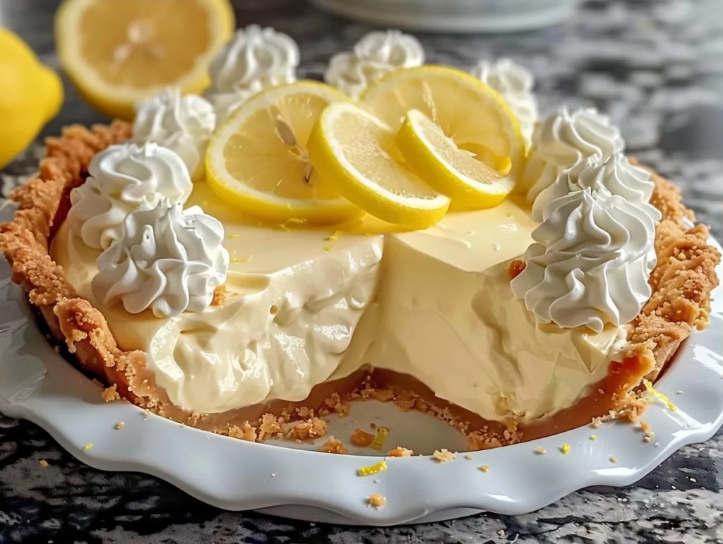 No-Bake Cream Cheese Lemonade Pie 4 No-Bake Cream Cheese Lemonade Pie