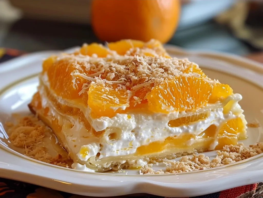 No Bake Orange Dreamsicle Lasagna: Easy & Irresistible