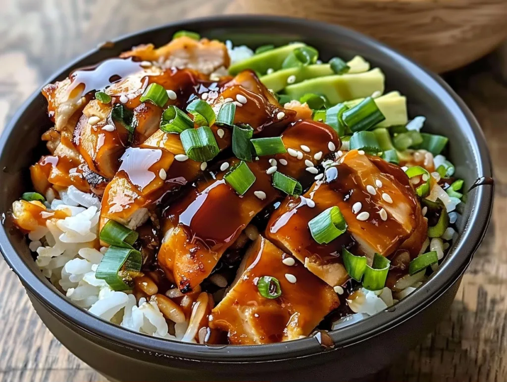 Honey BBQ Chicken Rice Bowl: A Family Favorite